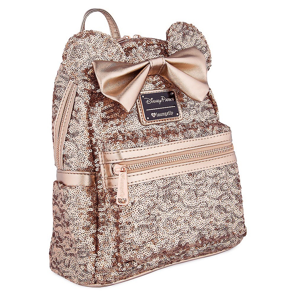 Loungefly Rose Gold Minnie Mouse backpack